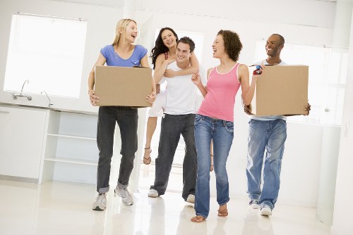 Removal team planning a house move in Anerley