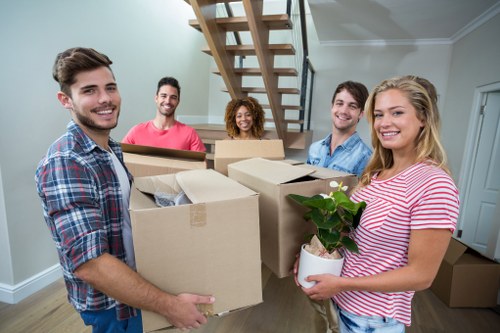 Local removals team preparing a move in Anerley