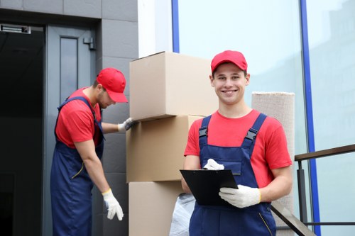Removal van and moving crew serving Anerley homes