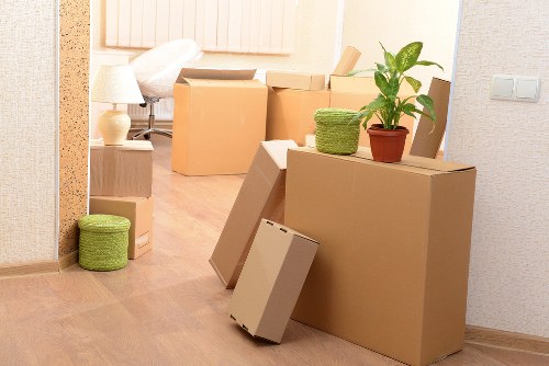 Local moving van service handling a flat relocation in Anerley