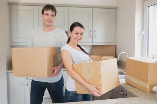 Protected moving van and equipment used by Man With Van Anerley